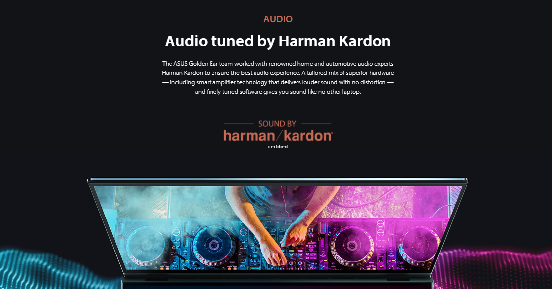 Audio tuned by Harman Kardon